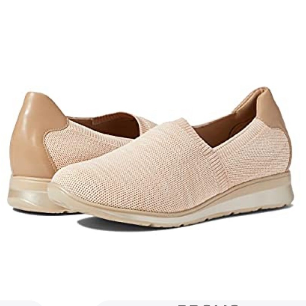 Walking Cradles Dorsey Nude Heather Sz 10 1/2 W women’s slip on sneakers new